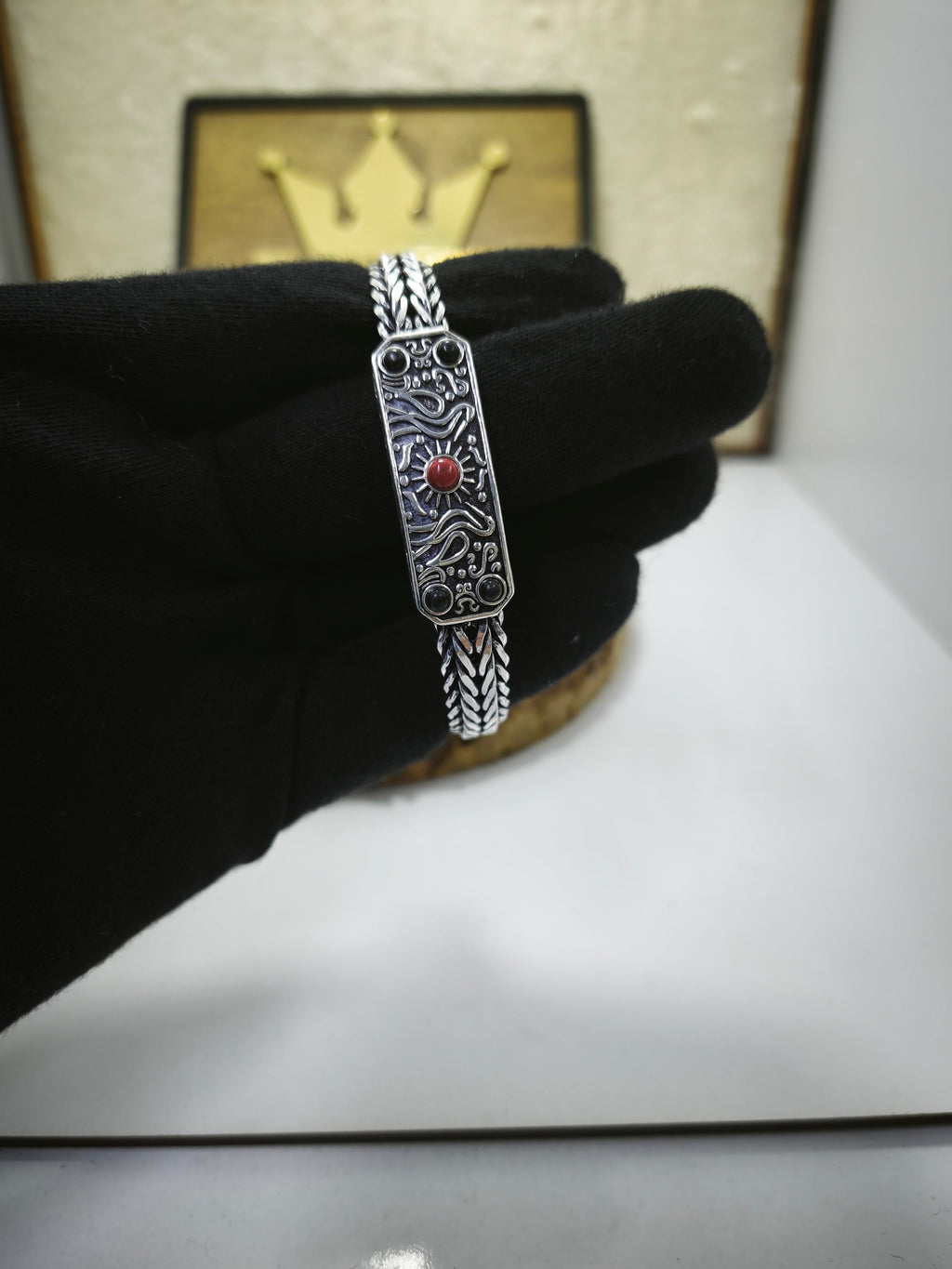 CİHAN ALBORA YENİ TASARIM KALIN MODEL 925 AYAR GÜMÜŞ BİLEKLİK